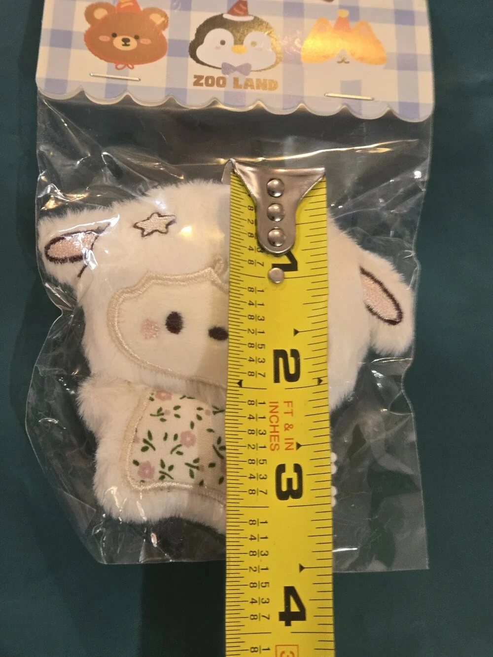 Plush Lamb Keychain Bag Charm